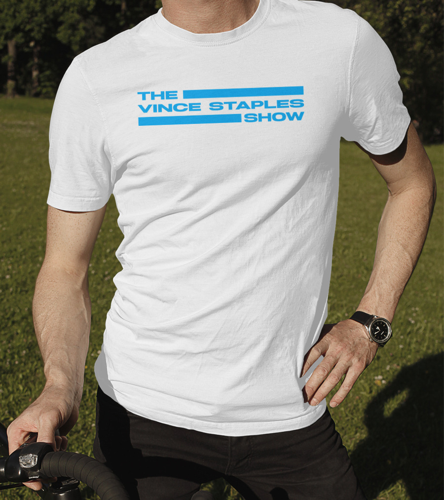 THE VINCE STAPLES SHOW Blue Text T-Shirt