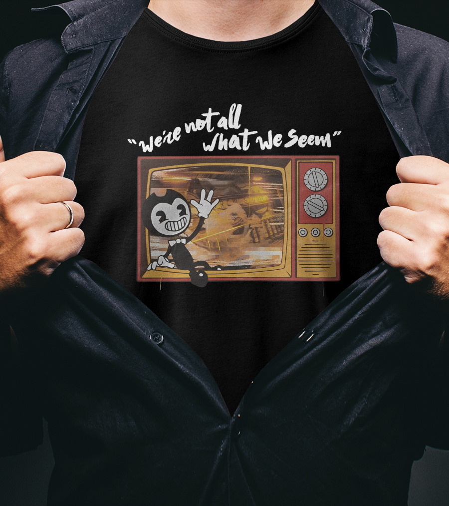 Bendy We're Not All What We Seem Classic TV T-Shirt