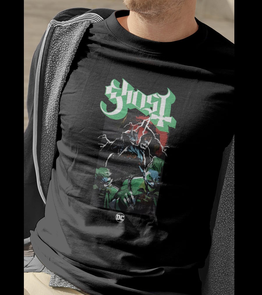 Ghost Batjoker DC Comics Dark Nights Villain Legends T-Shirt