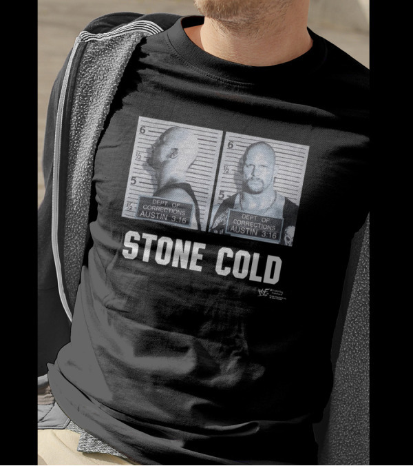 Dept Of Corrections Austin 3:16 Mugshot Stone Cold Steve Austin WWF Wrestling T-Shirt