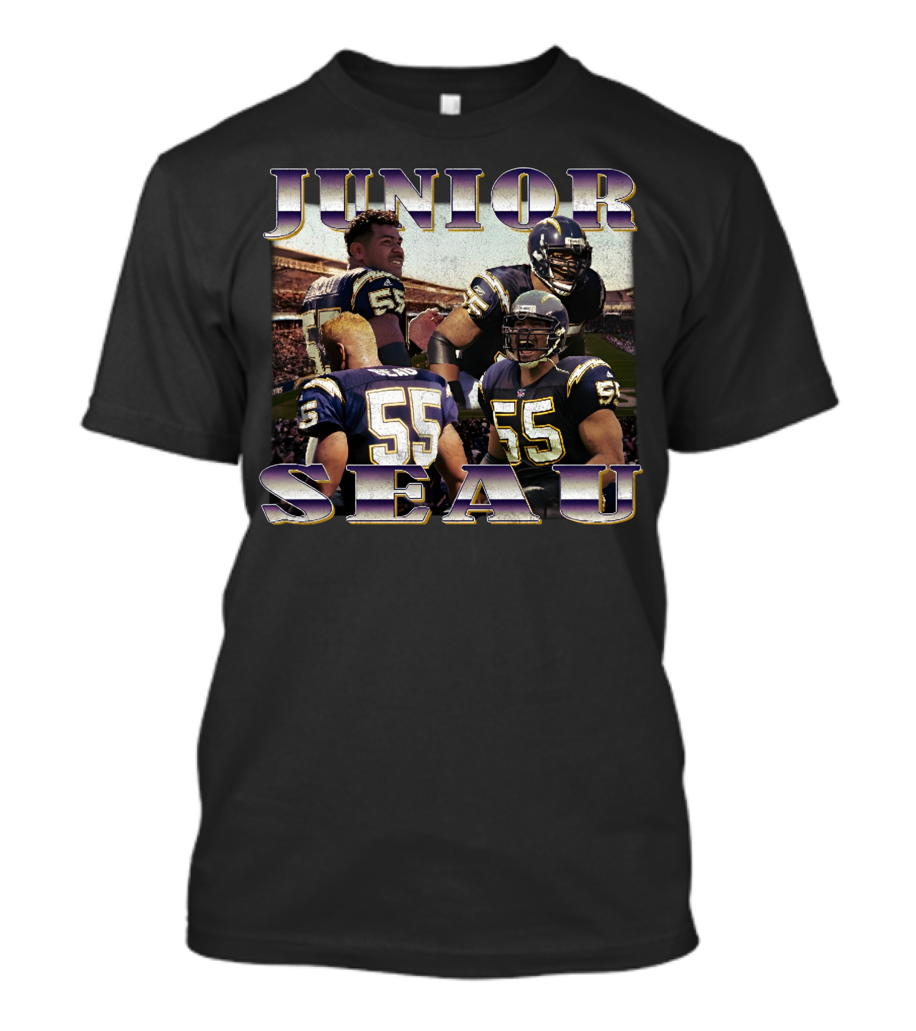 Junior Seau Los Angeles Chargers NFL Legend 55 T-Shirt