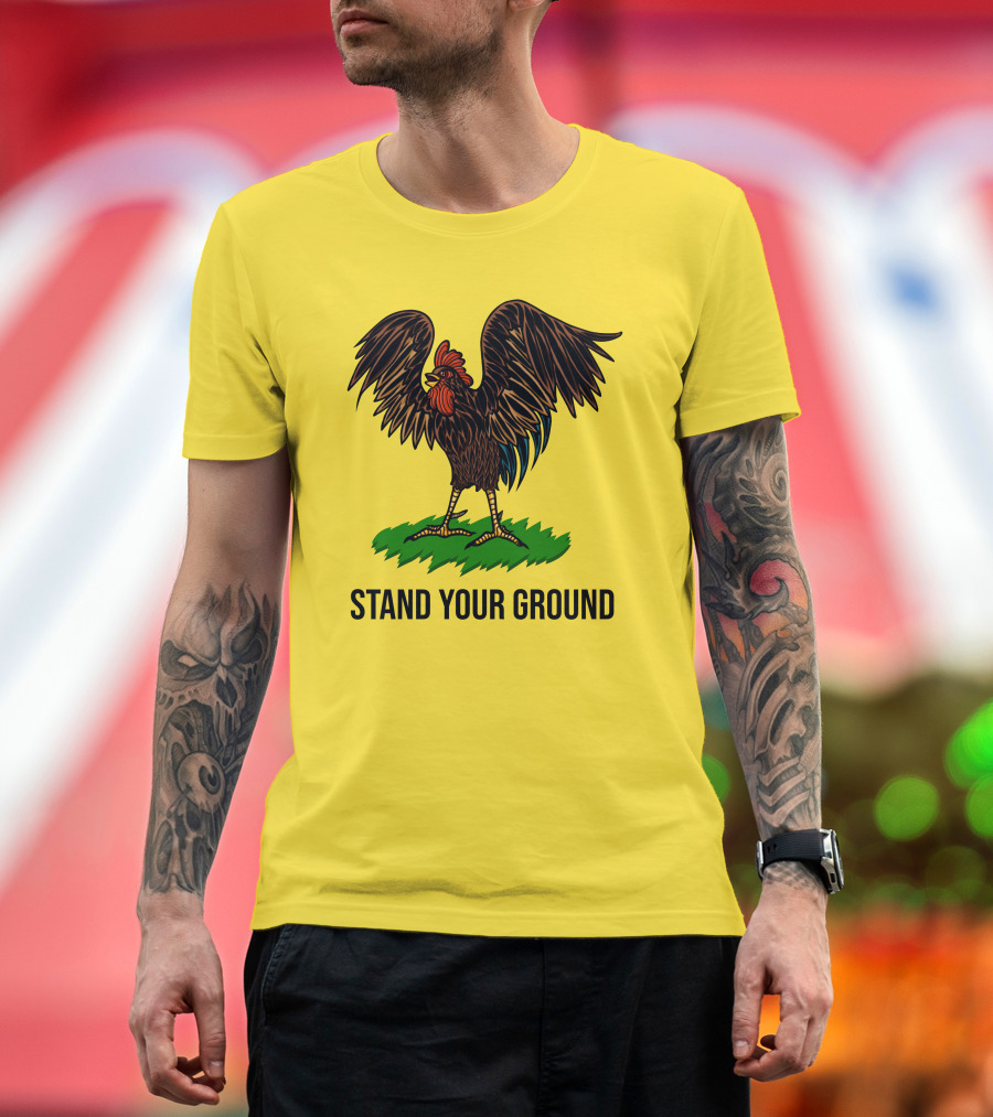 Tim Pool Stand Your Ground Rooster T-Shirt