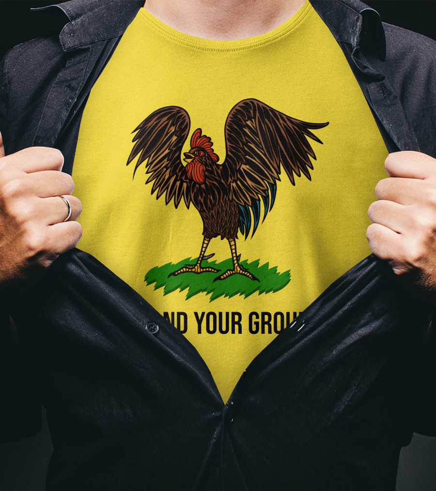 Tim Pool Stand Your Ground Rooster T-Shirt