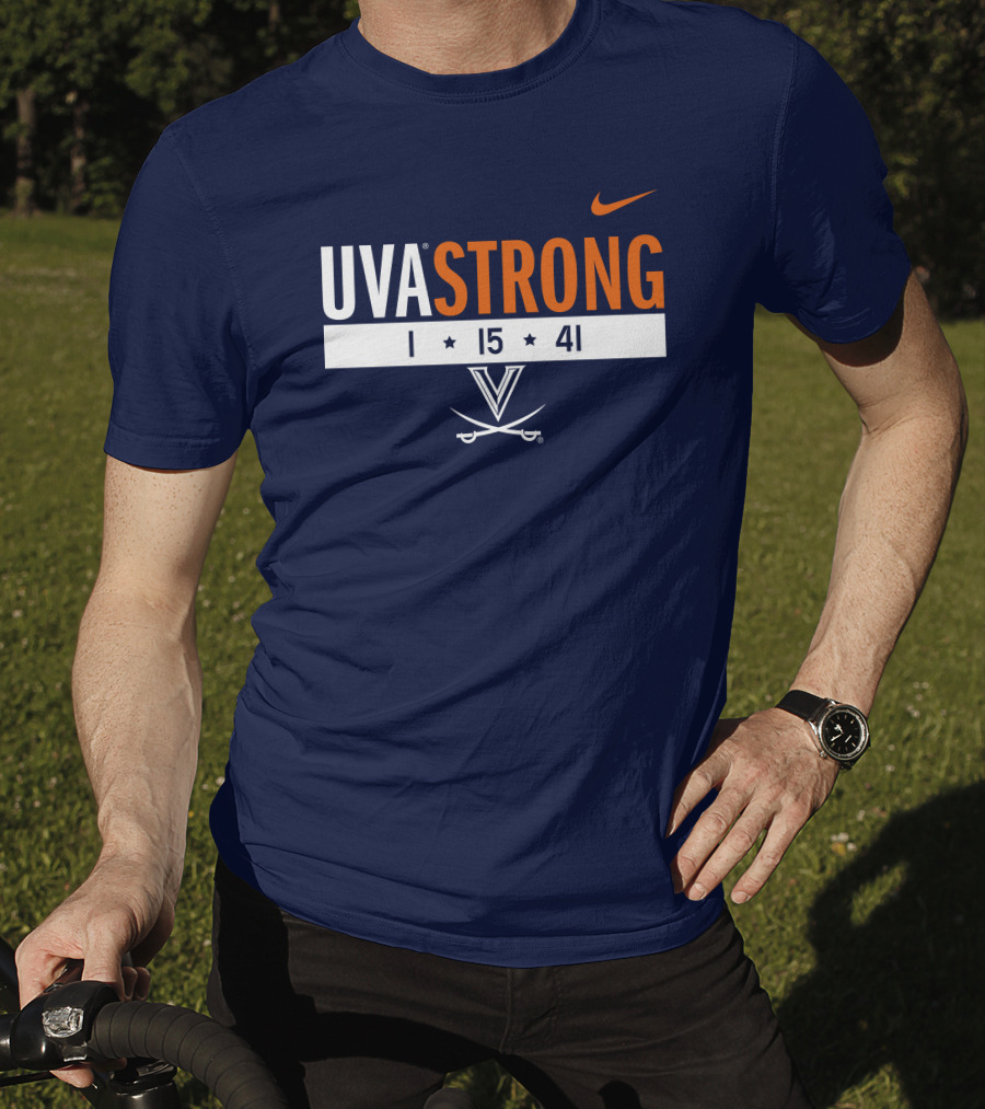 UVA Strong 1 15 41 Basketball Virginia Cavaliers T-Shirt