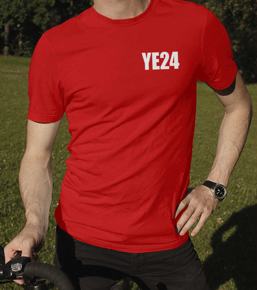 Ye24 Donda's Place Campaign Text White T-Shirt