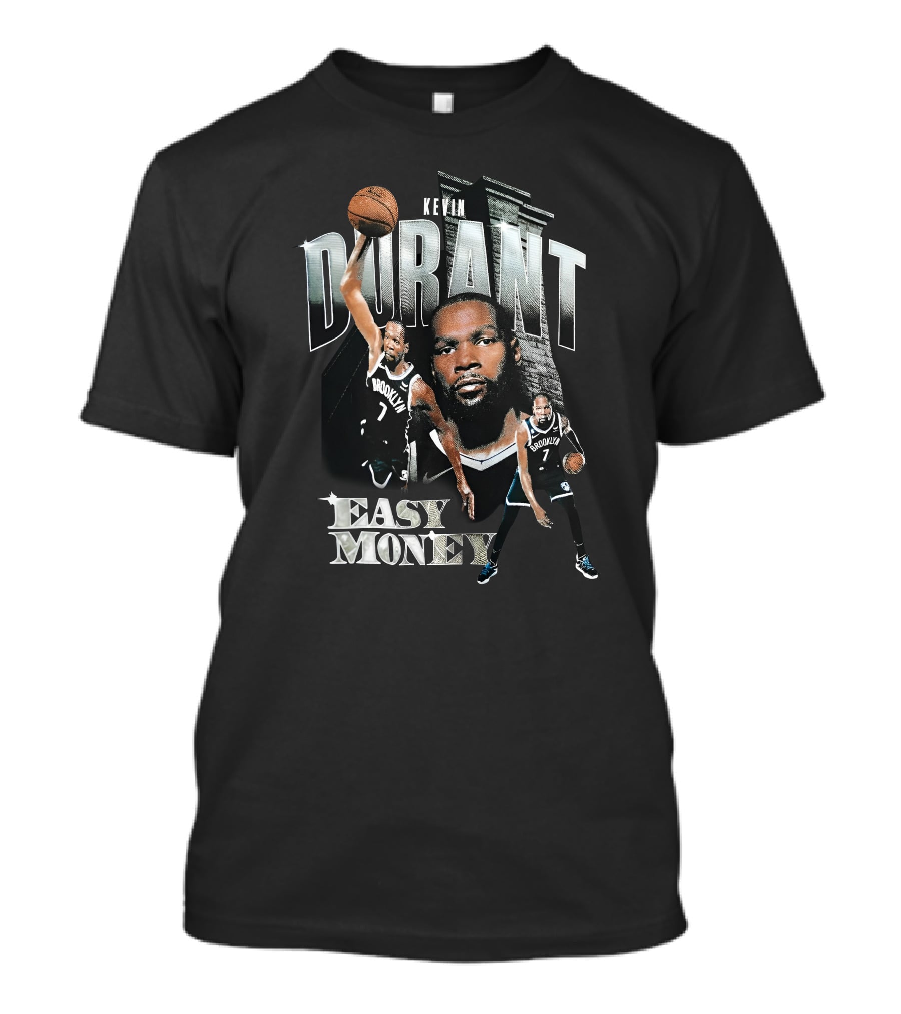 Kevin Durant Brooklyn Easy Money Basketball T-Shirt