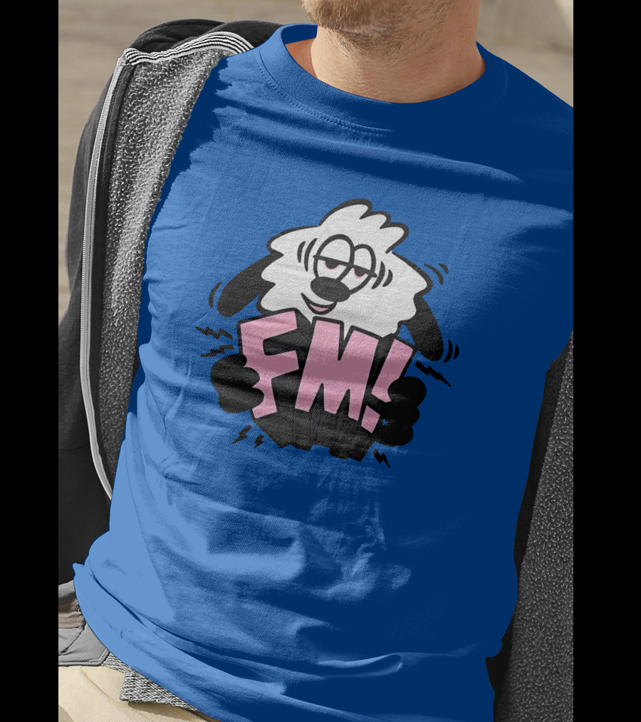 Vs X Verdy FM Cartoon Sheep Complex Con Blue T-Shirt