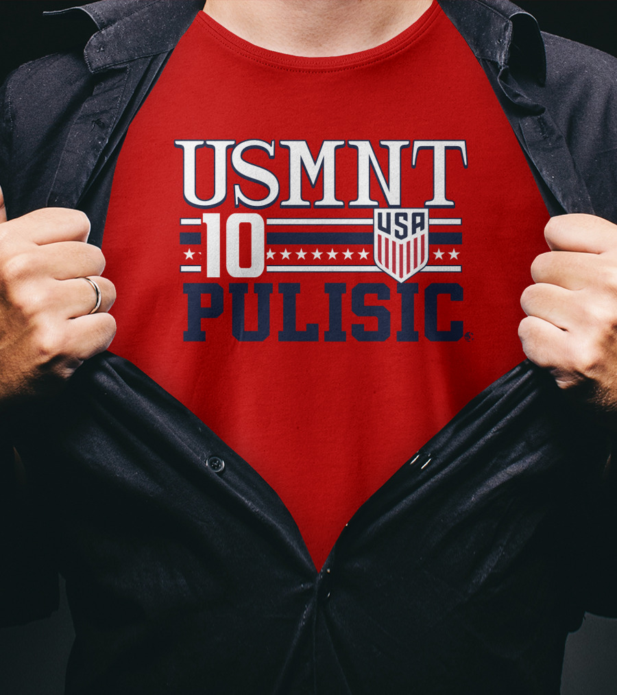 USMNT Pulisic 10 USA Soccer Stars T-Shirt