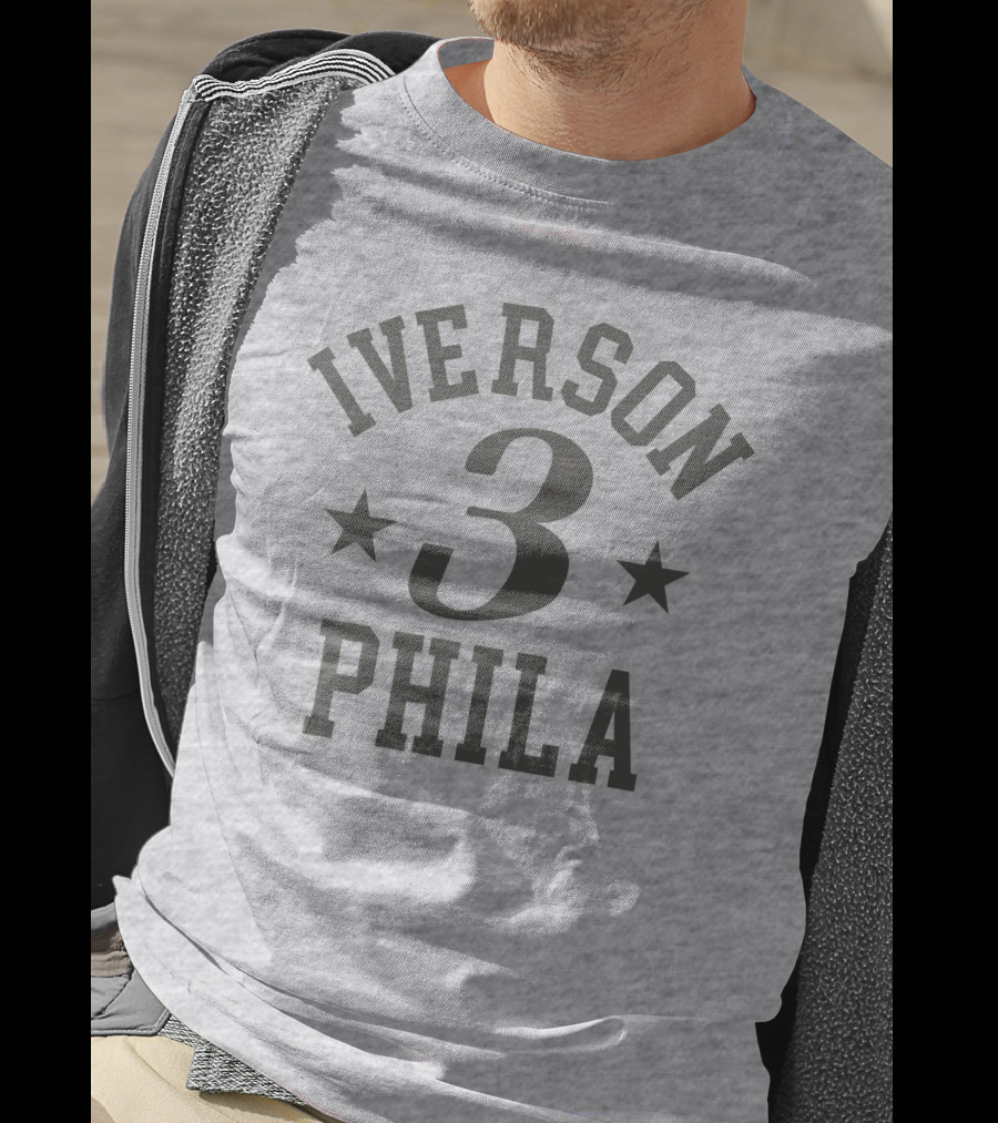 Iverson 3 Phila Stars Basketball Philadelphia T-Shirt