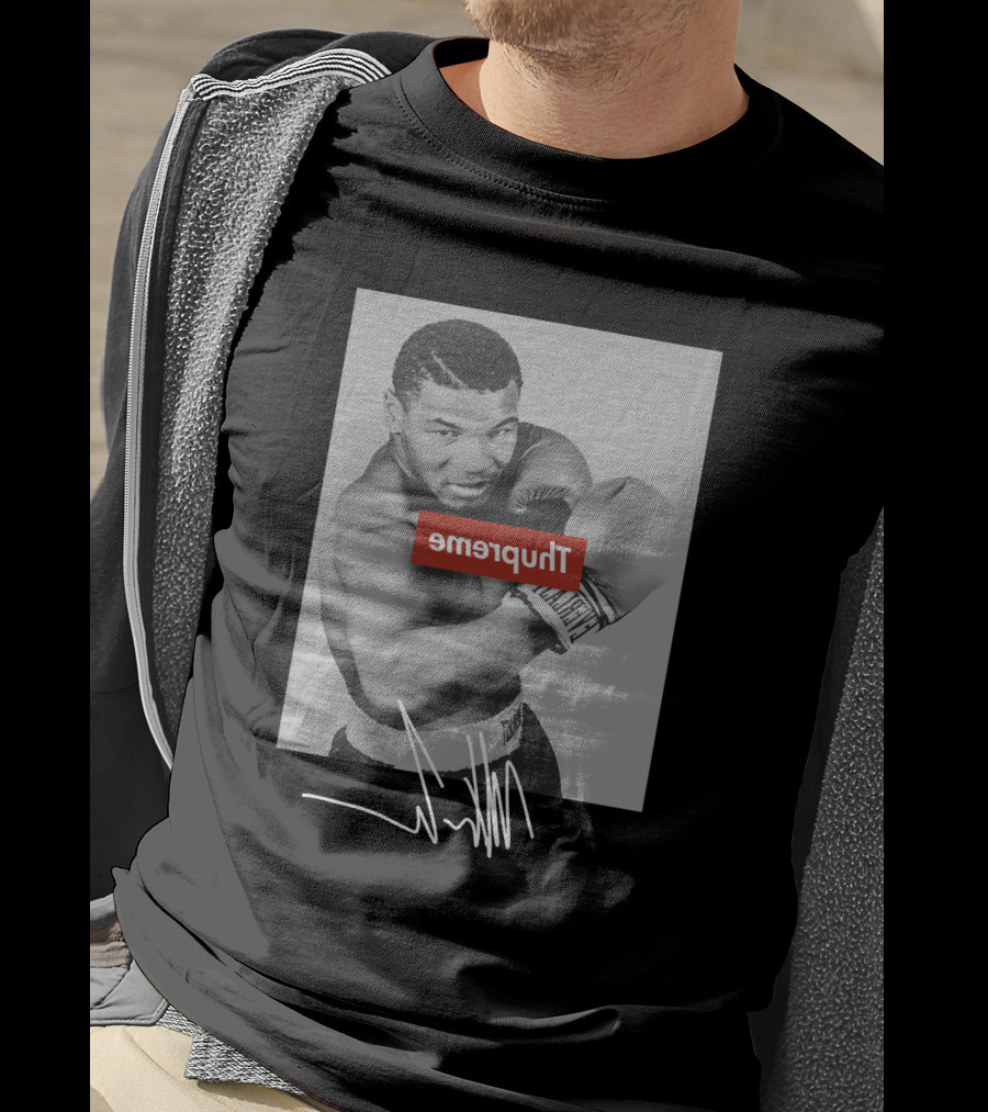 Alycia Baumgardner Thupreme Mike Tyson Signature Boxing Legend T-Shirt