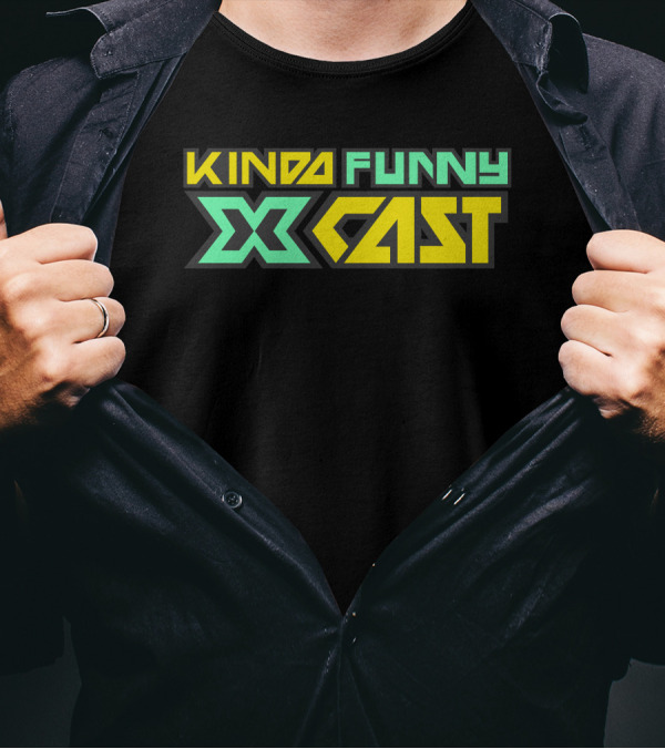 Kinda Funny Xcast Performance Gaming Podcast T-Shirt