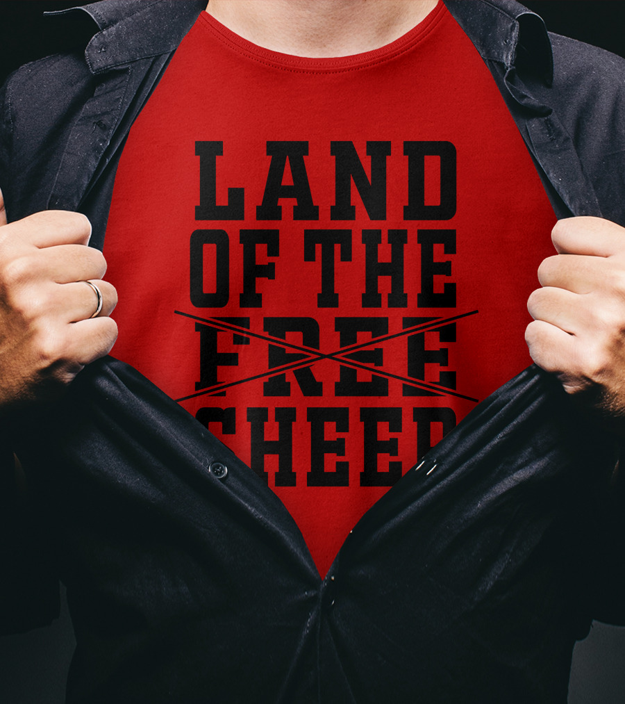 Land Of The Crossed Out Free Sheep T-Shirt