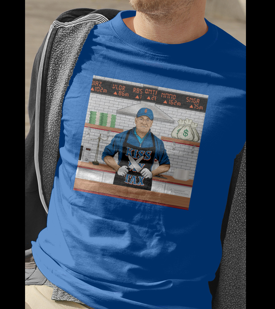 Kiss My Tex New York Money Chef Stock Market Cooking T-Shirt