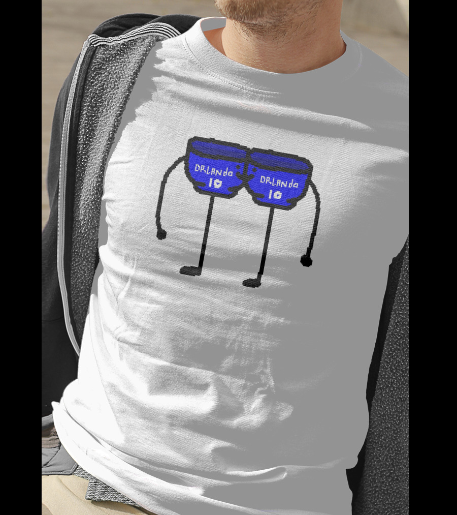 Bowl Bow Orlando Blue Cartoon Figure 10 DRlanda T-Shirt