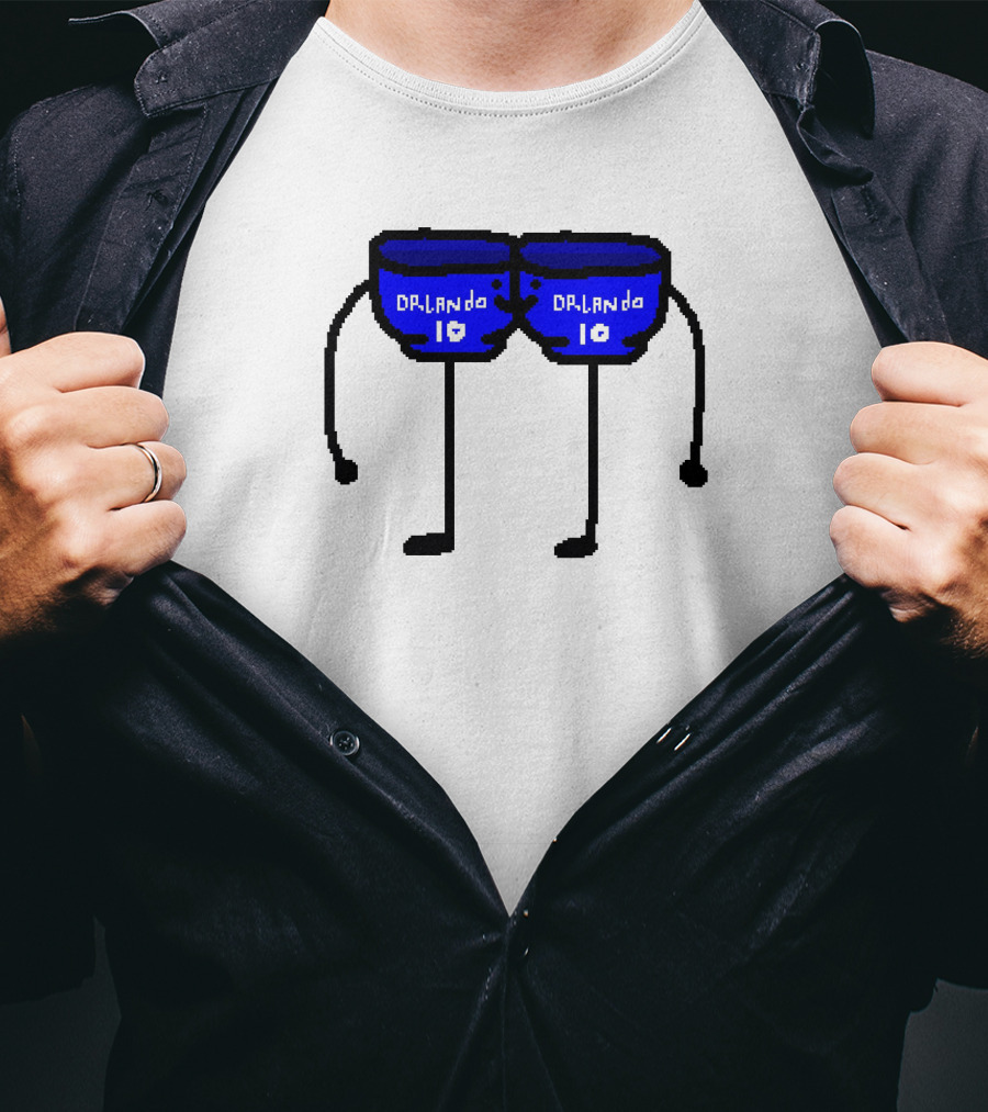 Bowl Bow Orlando Blue Cartoon Figure 10 DRlanda T-Shirt