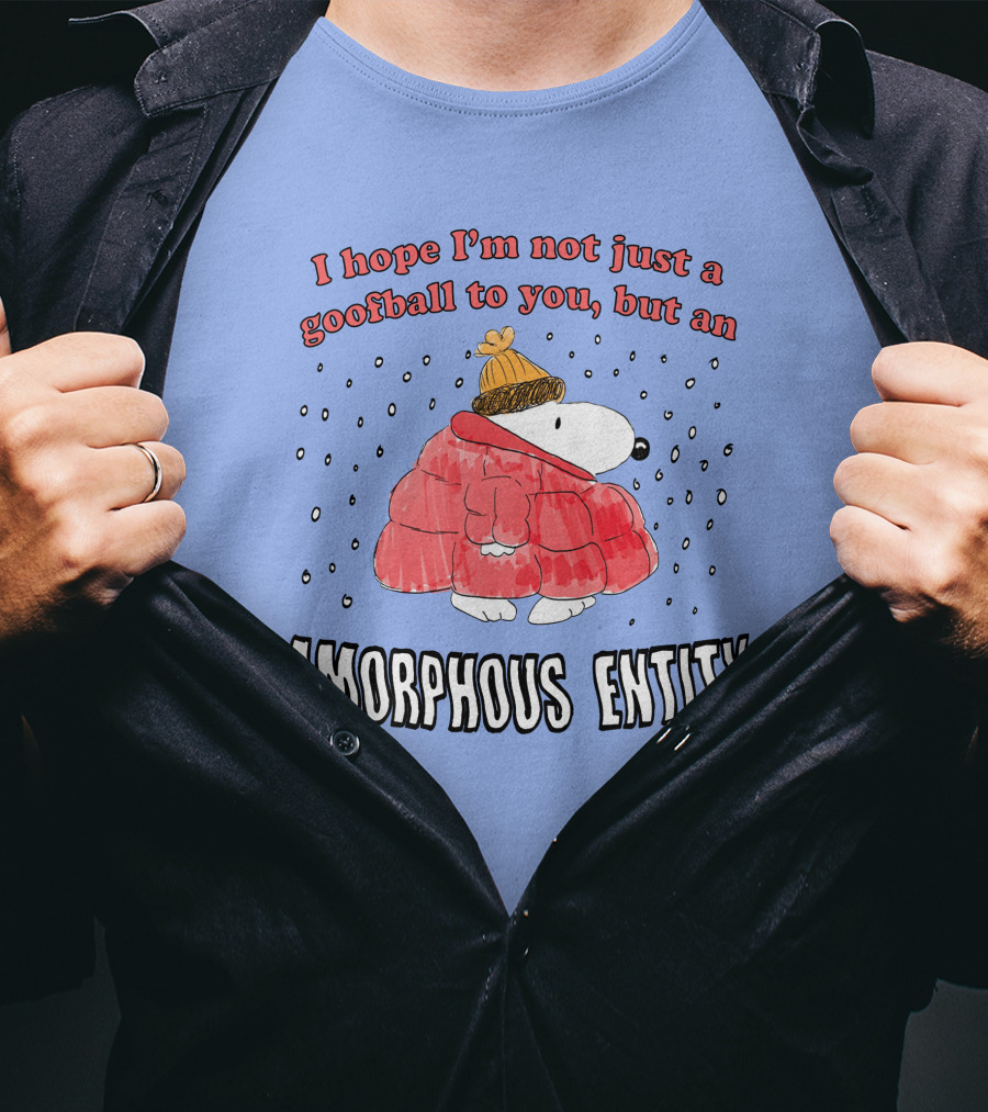 I Hope I'm Not Just A Goofball To You But An Amorphous Entity In Winter Wear T-Shirt