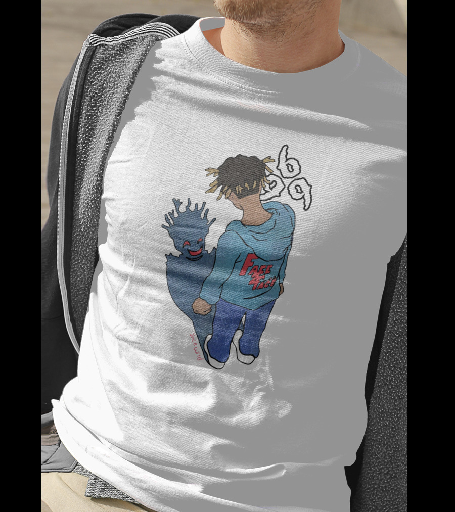 999Club Reflection Face Your Fears 69 Shadow T-Shirt