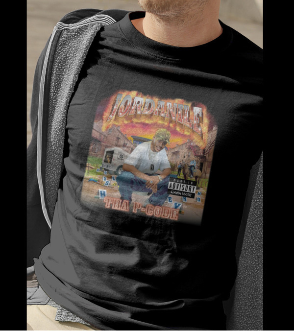 JORDANILE THA P-CODE China Envelop Street T-Shirt