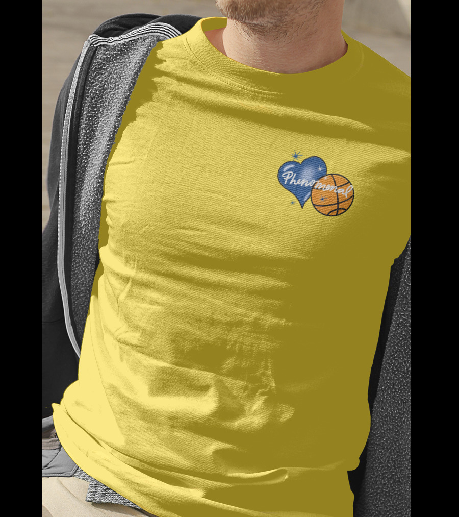 Phenomenal Warriors Shop Basketball Heart T-Shirt