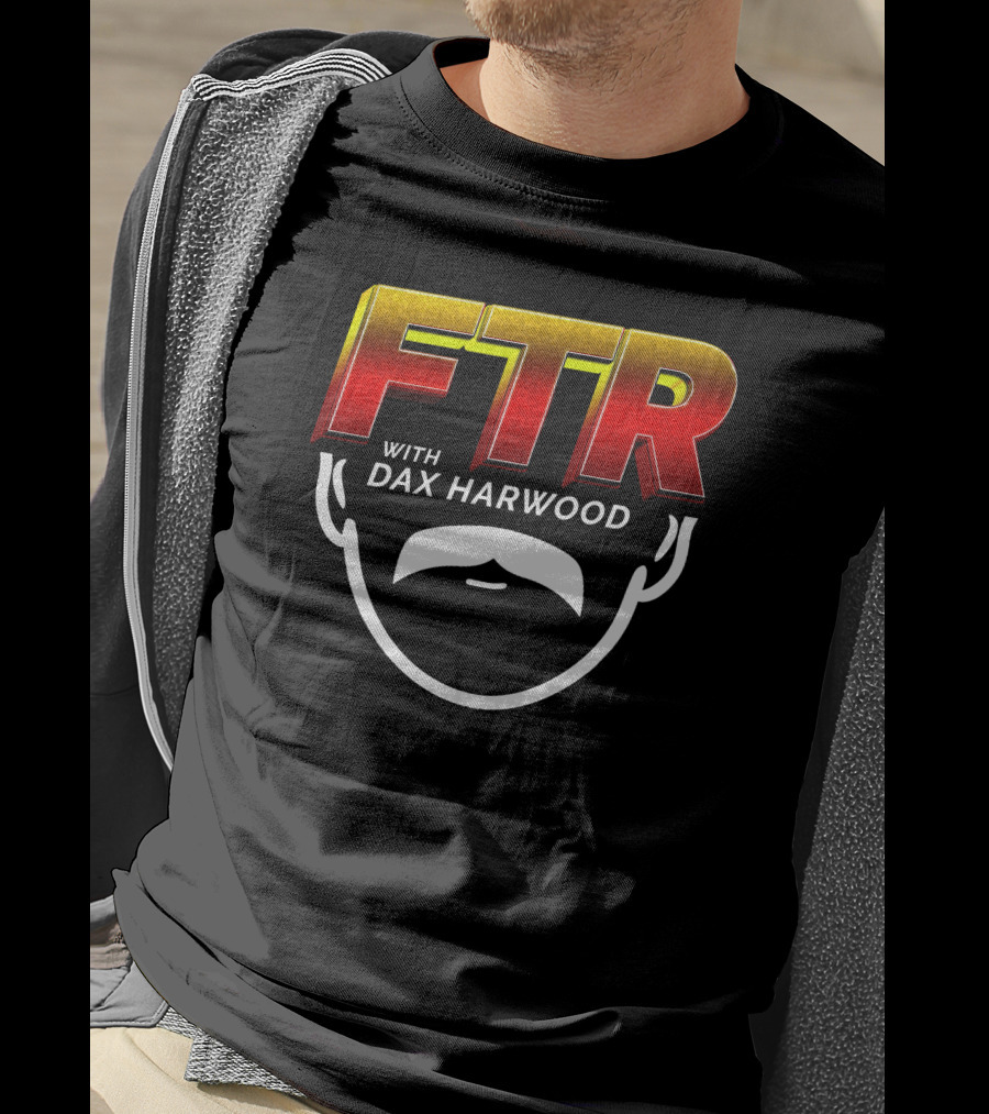 FTR With Dax Harwood Mustache T-Shirt