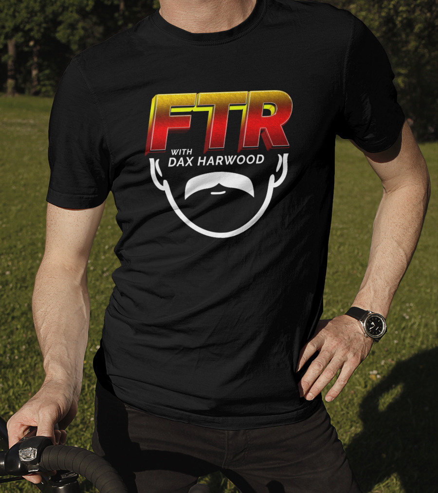 FTR With Dax Harwood Mustache T-Shirt