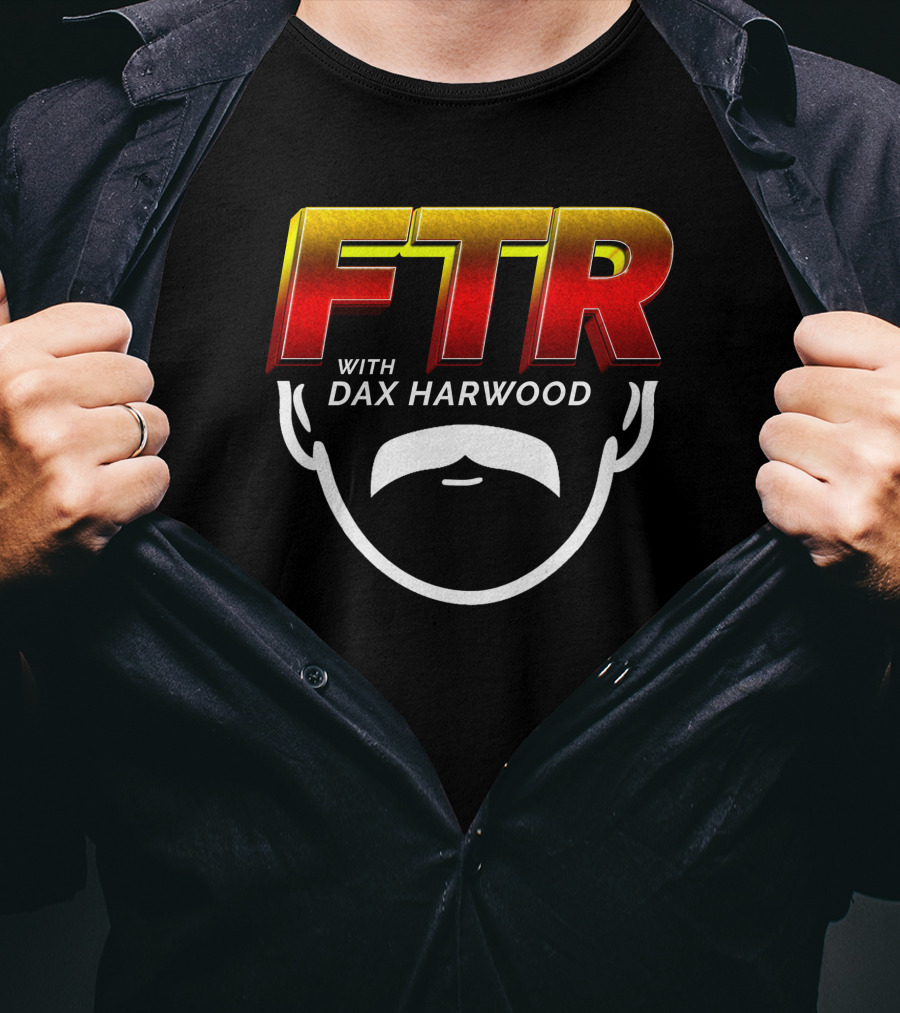 FTR With Dax Harwood Mustache T-Shirt