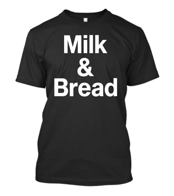 Milk And Bread Classic Minimalist Text T-Shirt