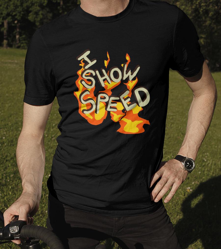 I Show Speed Fire Flames Bro T-Shirt