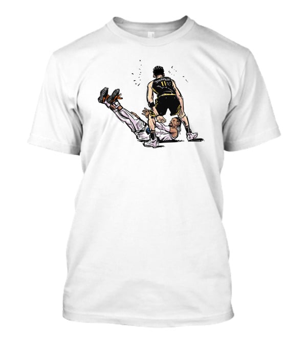 Luckymong Art Klay Thompson And Brooks Basketball Scene T-Shirt