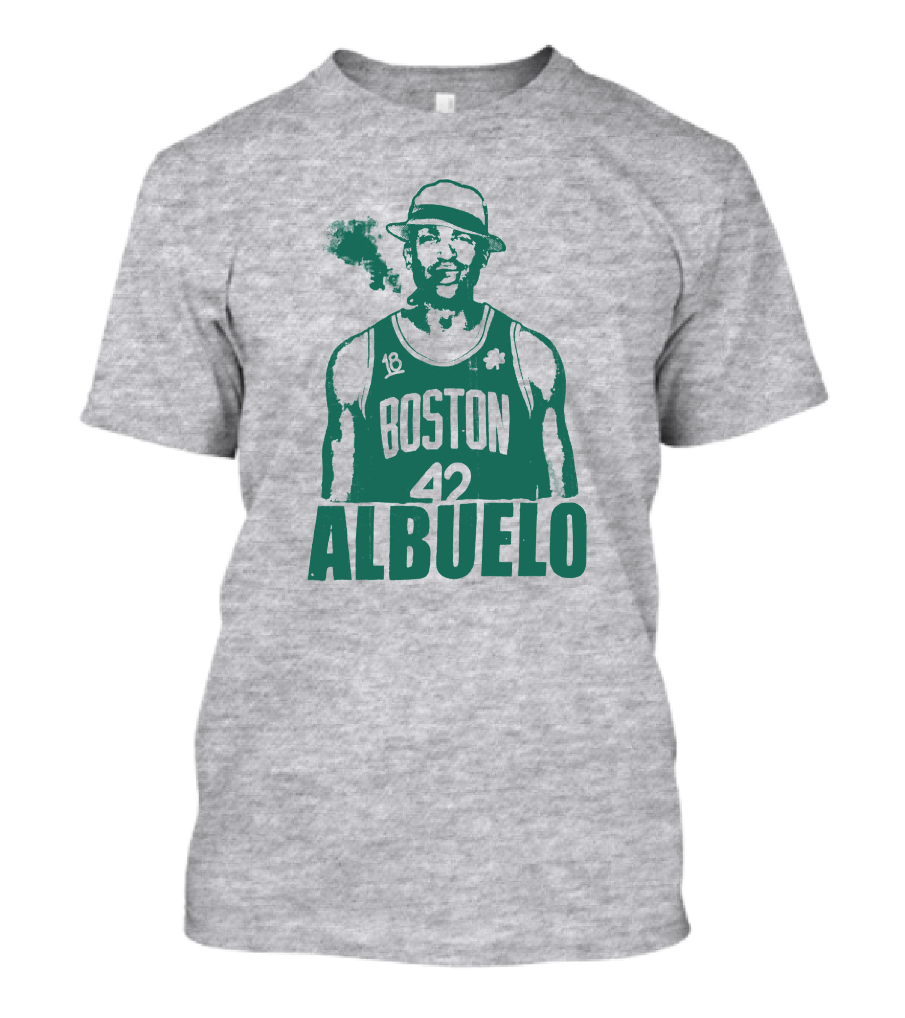 Boston 42 Albuelo Smoking Basketball Jersey T-Shirt