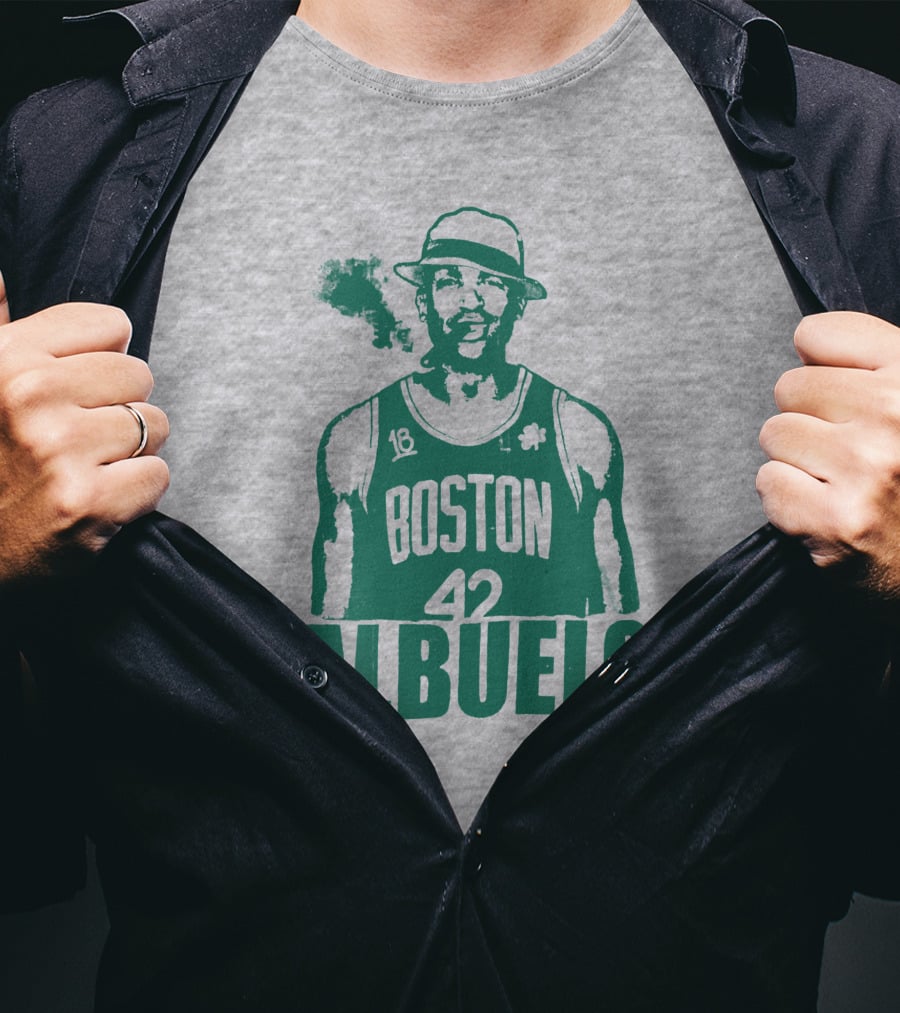 Boston 42 Albuelo Smoking Basketball Jersey T-Shirt