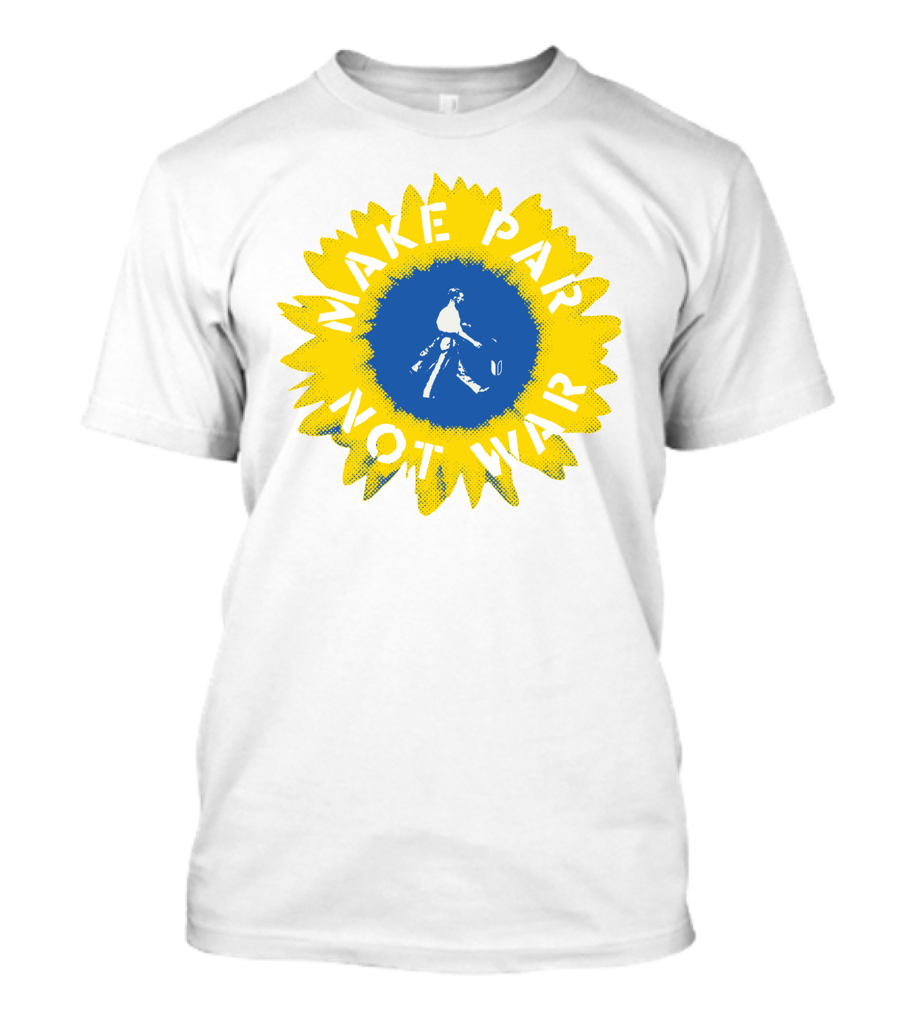Make Par Not War Sunflower Linksoul Merch Charity T-Shirt