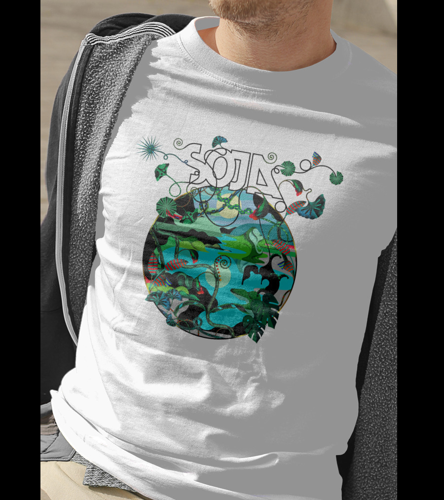 SOJA Earthy Jungle Nature Design Soja Gear T-Shirt
