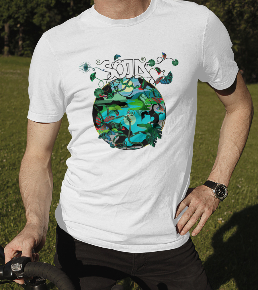 SOJA Earthy Jungle Nature Design Soja Gear T-Shirt