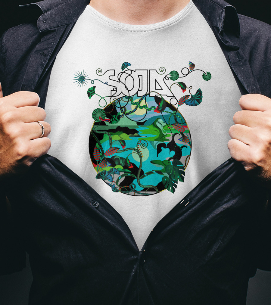SOJA Earthy Jungle Nature Design Soja Gear T-Shirt
