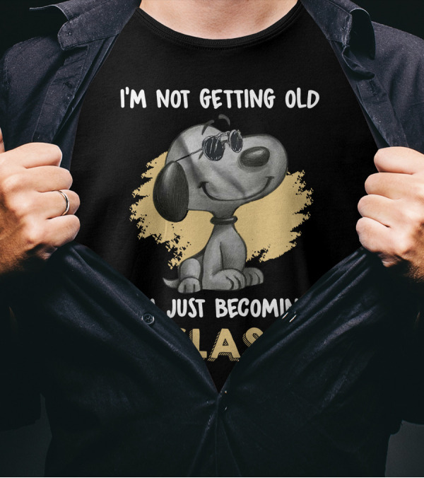I’m Not Getting Old I’m Just Becoming A Classic Peanuts Snoopy T-Shirt