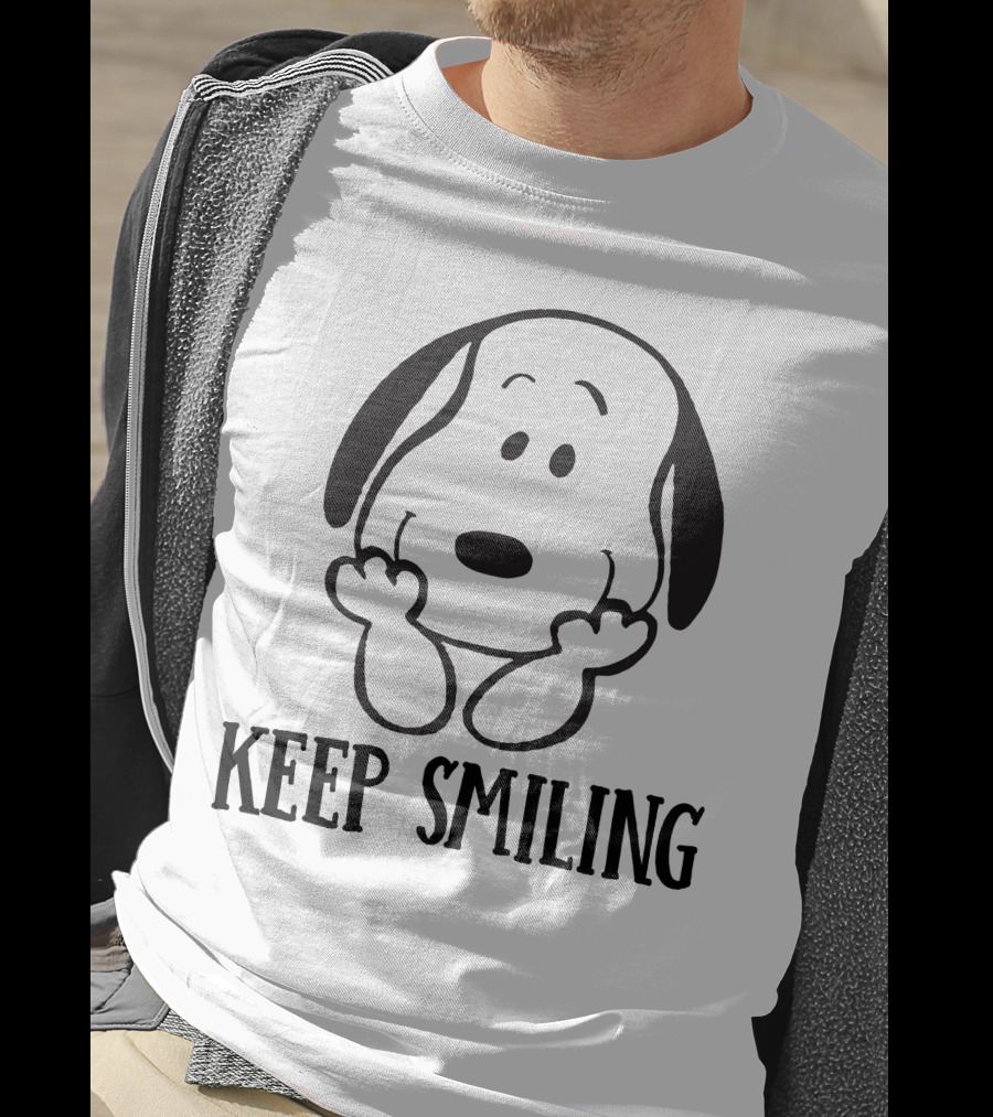 Keep Smiling Snoopy Peanuts T-Shirt