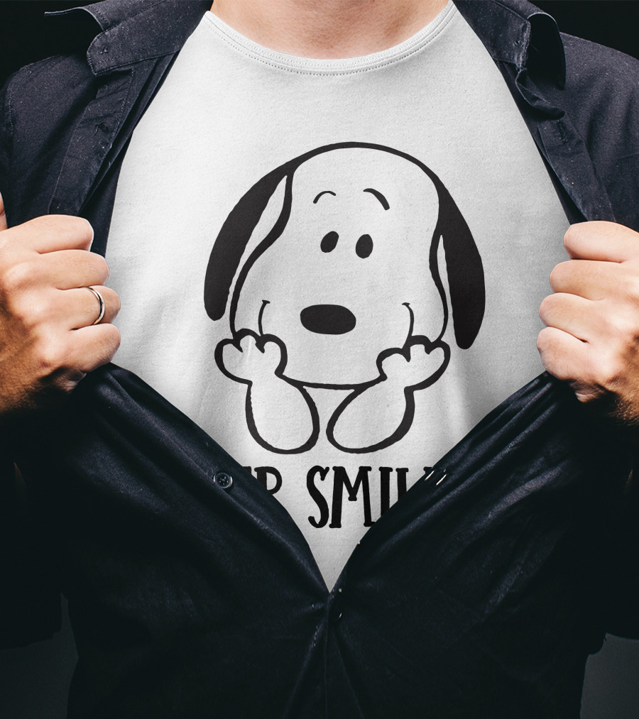 Keep Smiling Snoopy Peanuts T-Shirt