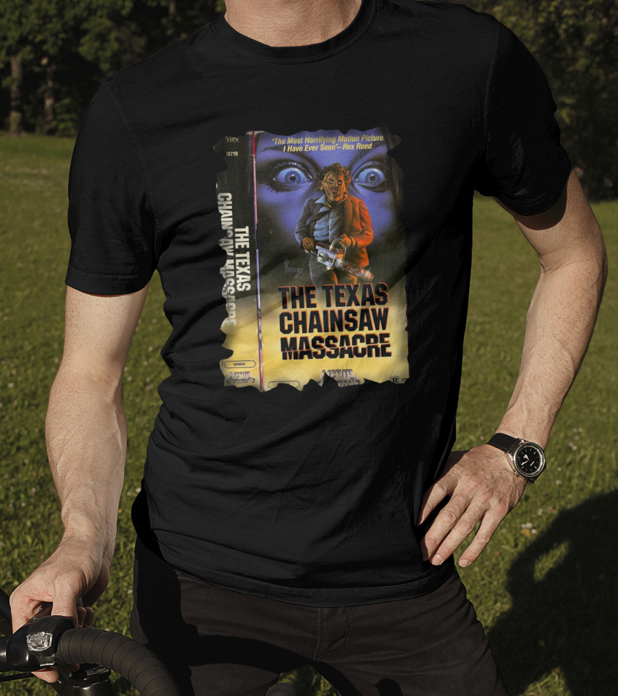 The Texas Chainsaw Massacre Most Horrifying Motion Picture Rex Reed T-Shirt