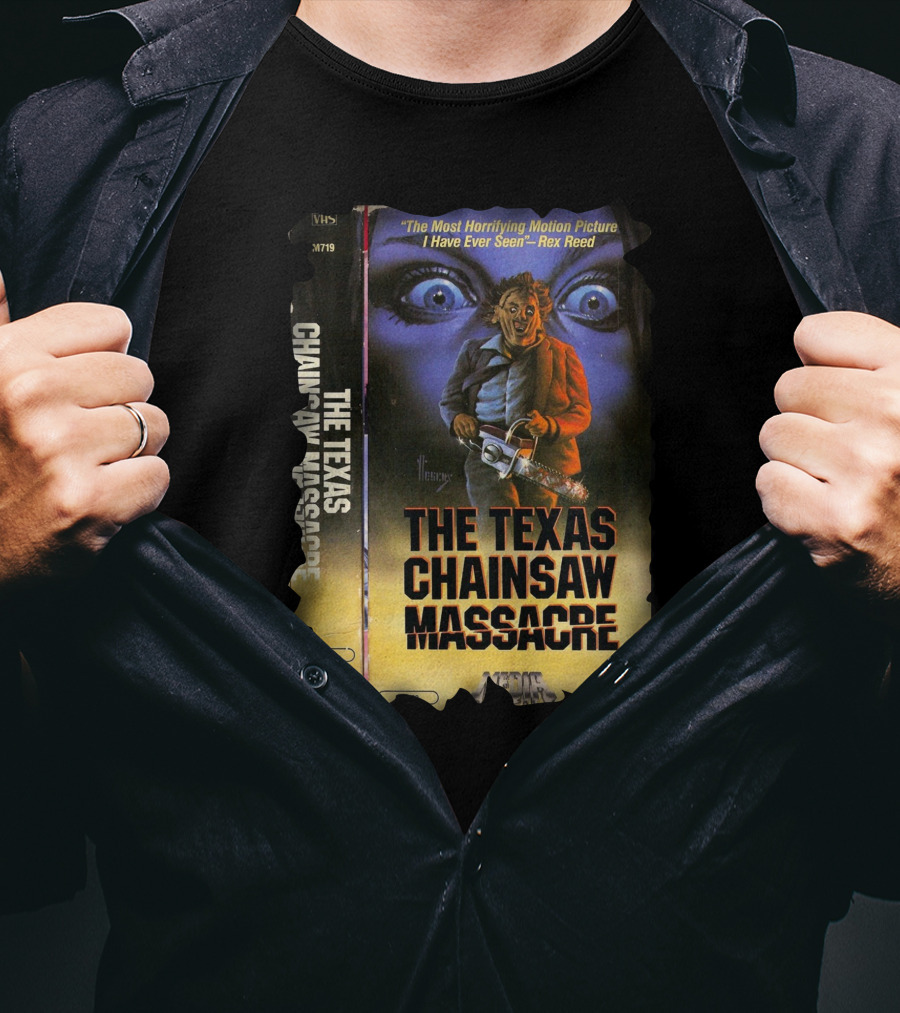 The Texas Chainsaw Massacre Most Horrifying Motion Picture Rex Reed T-Shirt