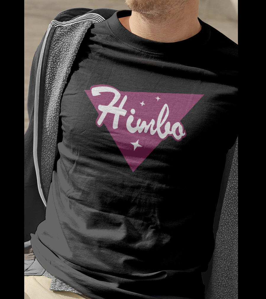 Himbo Triangle Starry Design M J Says Things T-Shirt