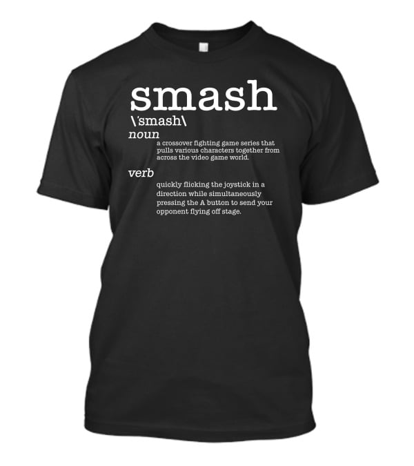 Smash Definition Crossover Fighting Game Series Parappa Video Game T-Shirt