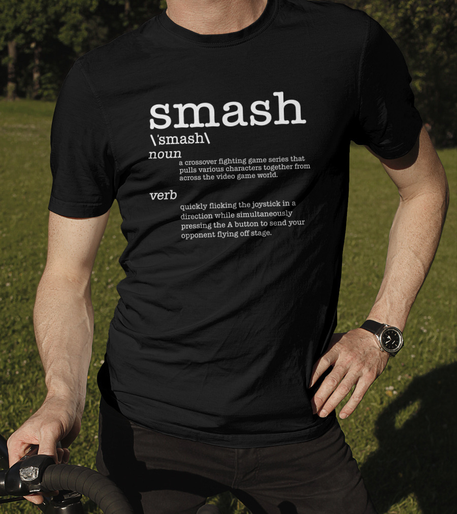 Smash Definition Crossover Fighting Game Series Parappa Video Game T-Shirt