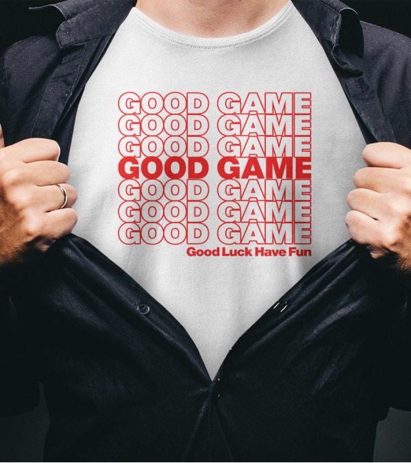 Good Game Good Luck Have Fun Gabe Penny-Arcade Store T-Shirt