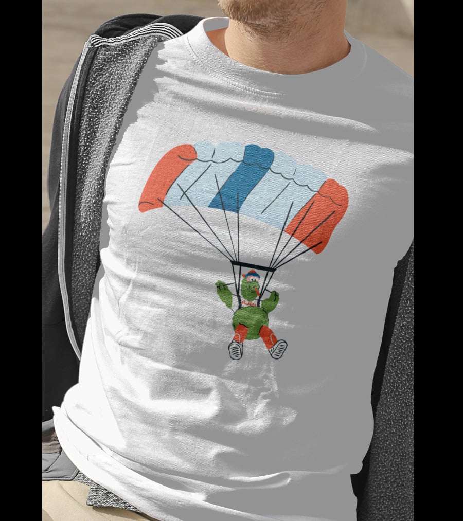 Baseballin Parachuting Mascot On Our Way To A 162-0 Season T-Shirt