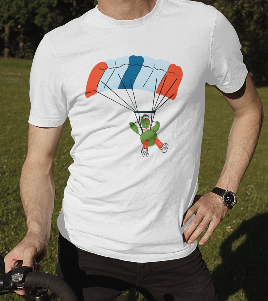 Baseballin Parachuting Mascot On Our Way To A 162-0 Season T-Shirt