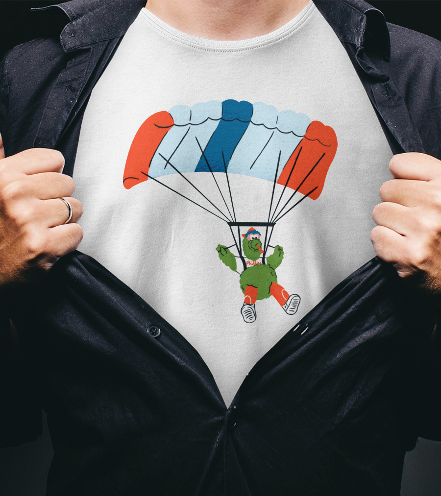 Baseballin Parachuting Mascot On Our Way To A 162-0 Season T-Shirt