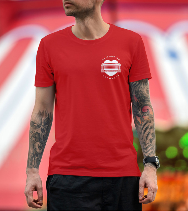 Premium T-Shirt: Friends Of Carhartt Heart and Trolley Symbol T-Shirt Friends Of Carhartt Heart and Trolley Symbol T-Shirt