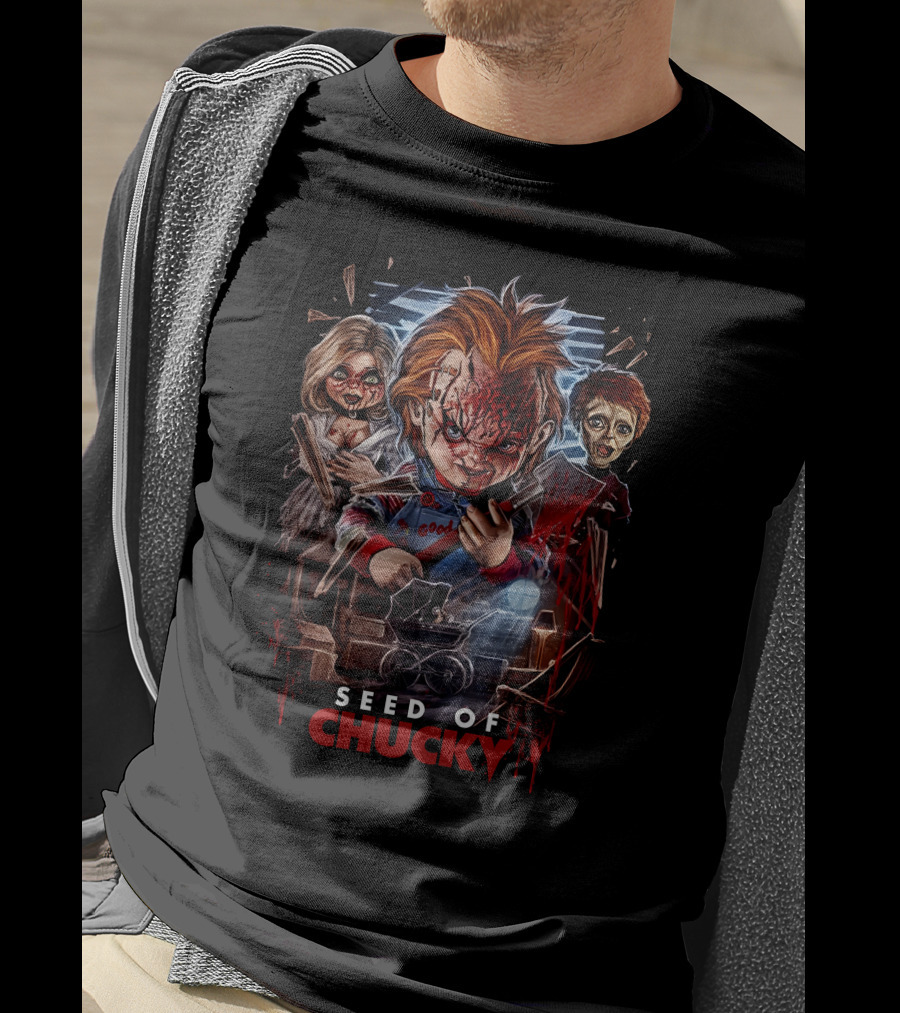Seed Of Chucky Horror Movie Character Trio Fear The Second Coming T-Shirt