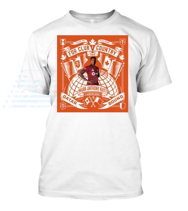Mark Anthony Kaye Midfielder For Club And Country Qatar Bound T-Shirt